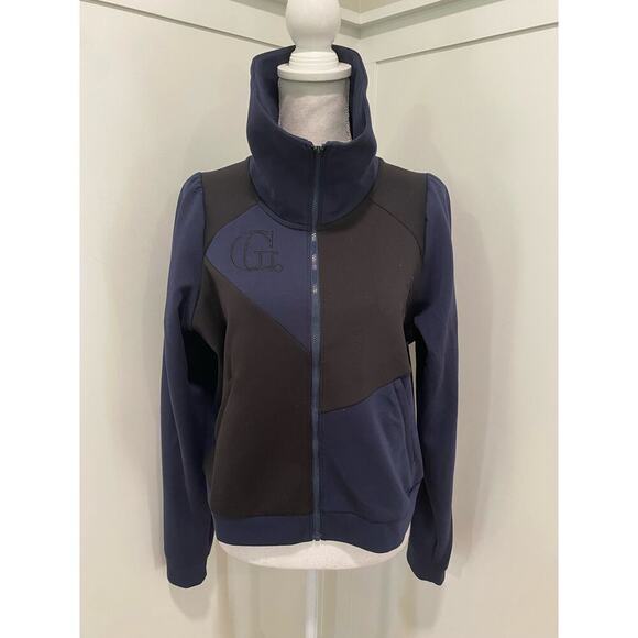 PUMA X goop Training Track Jacket in Dark Saphire / PUMA Black - Picture 6 of 11